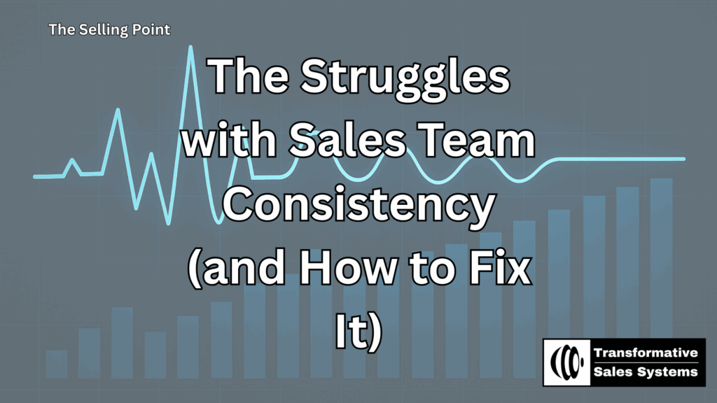 Sales team consistency visualized as a steady pipeline heartbeat