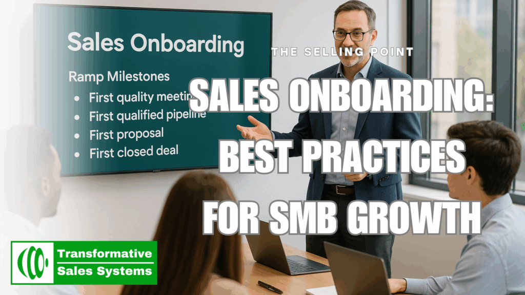 Sales onboarding training session for new sales hires