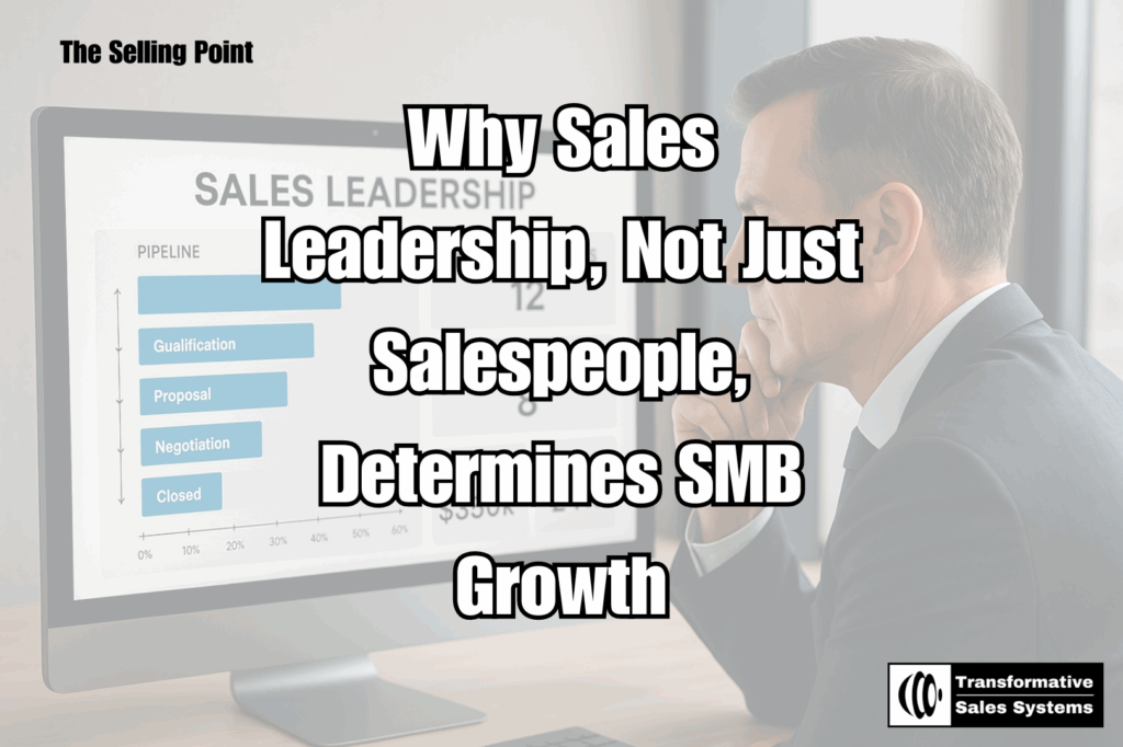CEO reviewing a simple sales leadership dashboard with pipeline stages and KPIs