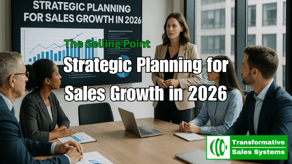 CEO and sales team reviewing charts and KPIs during a strategic planning for sales growth in 2026.